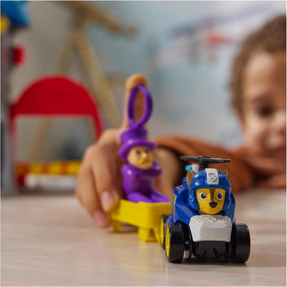 Paw Patrol: Conjunto de Brinquedo Aeroporto Air Rescue, Pup Squad Adventure Bay, com Lançador de Carrinhos de Brinquedo Chase, Brinquedo Infantil para Meninos e Meninas a partir de 3 Anos