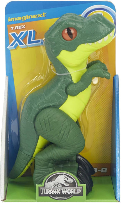 Fisher-Price Brinquedo de dinossauro Jurassic World, T. rex XL, figura articulada para brincadeiras de faz de conta em idade pré-escolar (3+ anos), GWP06