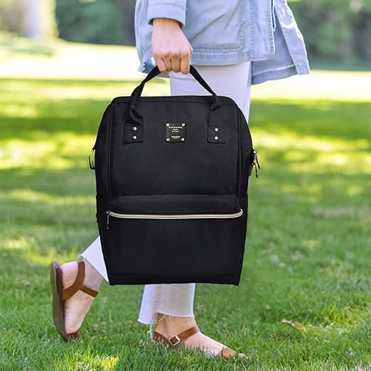 Bebamour Mochila casual para laptop, mochila para laptop feminina e masculina de 15,6 polegadas, mochila escolar à prova d'água para viagens/negócios/faculdade/computador