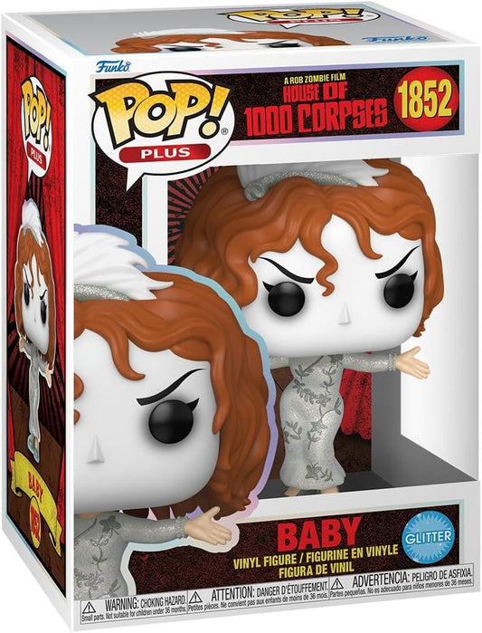 Funko Pop! Plus: A Casa dos Mil Corpos – Baby - (GLT) - A Casa dos 1000 Corpos (2003) - Figura de Vinil Colecionável - Ideia para Presente - Produtos Oficiais - Brinquedos para Crianças e Adultos - Fãs de Terror