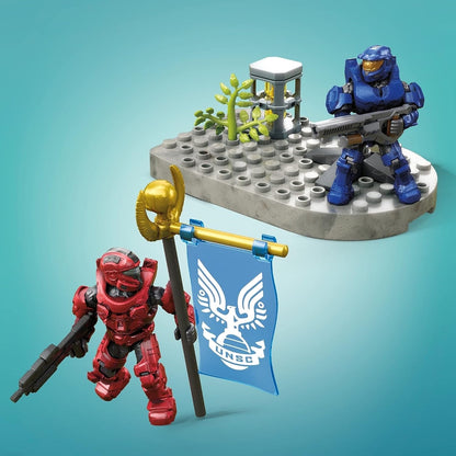 Mega Conjunto de Montagem Halo Capture a Bandeira – 59 Peças, Idade 8+