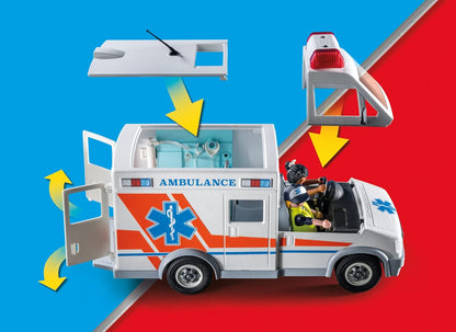 Playmobil 71232 Ambulância Hospitalar City Life