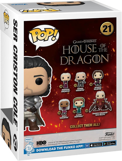 Funko Pop! TV: House of the Dragon - Ser Criston Cole - Figura de vinil colecionável - Ideia para presente - Produtos oficiais - Brinquedos para crianças e adultos - Fãs de TV