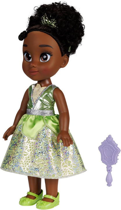 Disney Boneca Princess My Friend Tiana 35 cm – Disney 100 Anos de Magia, Traje Platinum