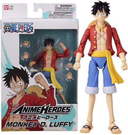 Anime Heroes - Figura de ação Monkey D. Luffy