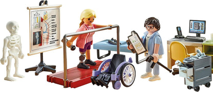Playmobil 71617 Action Heroes: Ortopedia, tratamento atencioso de pacientes, feito com mais de 80% de materiais reciclados e de base biológica, conjuntos de jogos detalhados adequados para crianças com mais de 4 anos