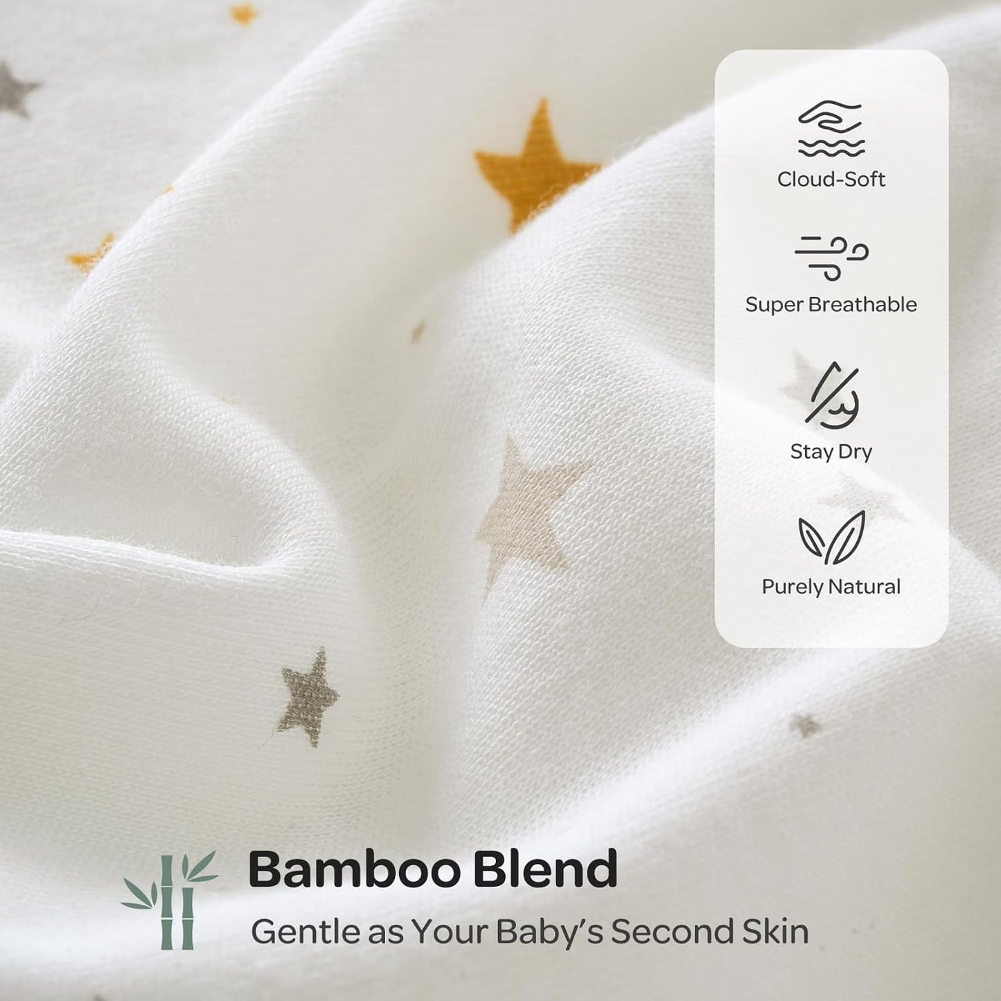 Momcozy Mantas para Recém-Nascidos de 0 a 3 Meses, com Fecho Silencioso, Fáceis de Usar para Pais de Primeira Viagem, Reduzem o Reflexo de Sobressalto, Pacote com 2, Wonder