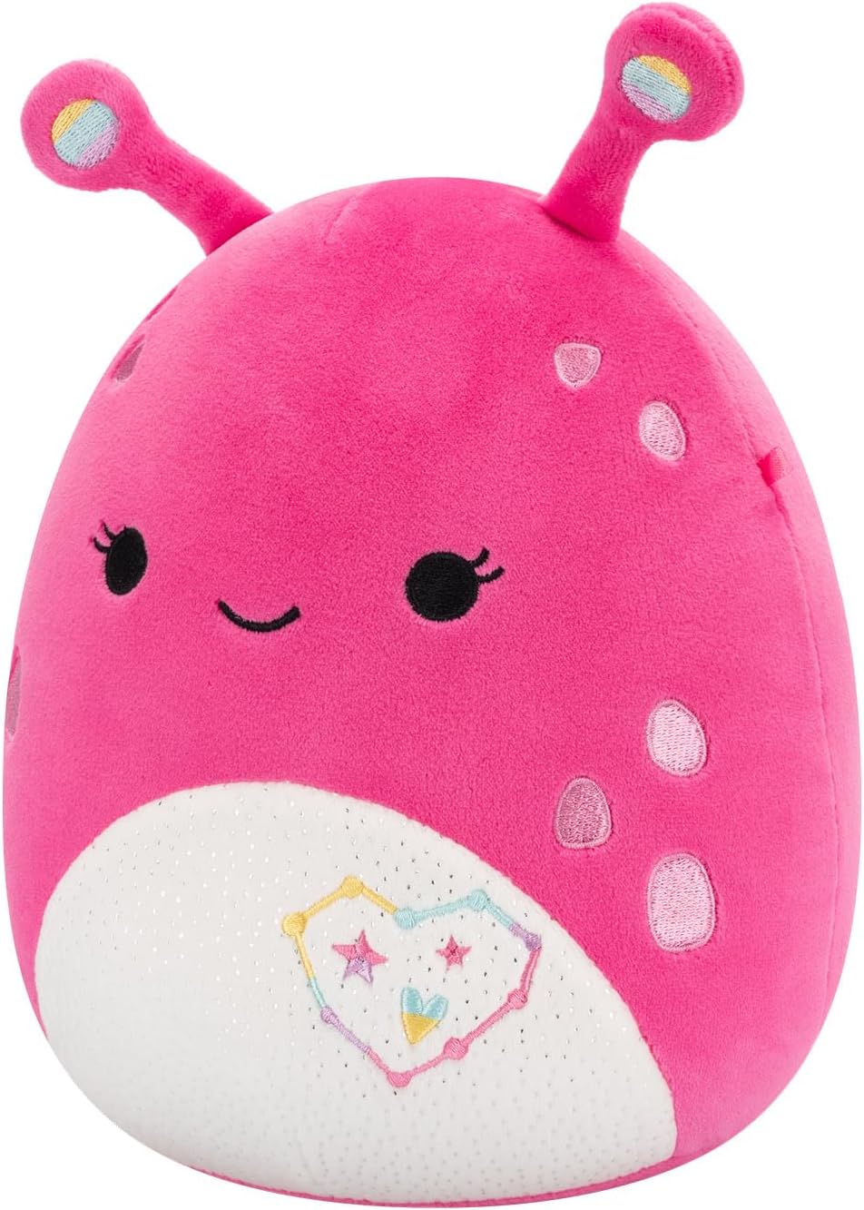 Squishmallows Original 7,5 polegadas Frawleen, o alienígena rosa quente com constelação de coração, pelúcia dos namorados