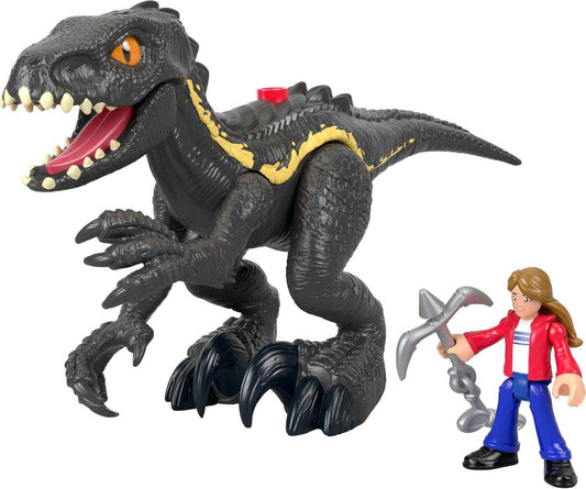 Imaginext Jurassic World Indoraptor e Maisie