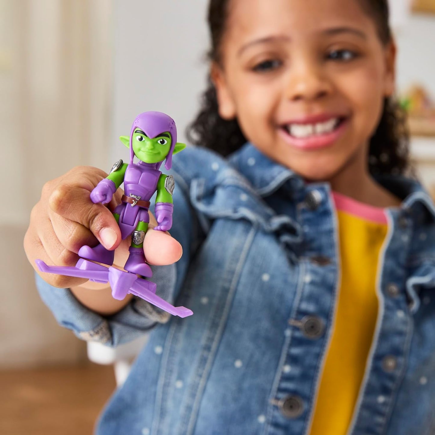 Conjunto de Aventuras de Lançamento de Teias do Homem-Aranha e seus Incríveis Amigos da Marvel, Figuras de Ação do Homem-Aranha, Verde