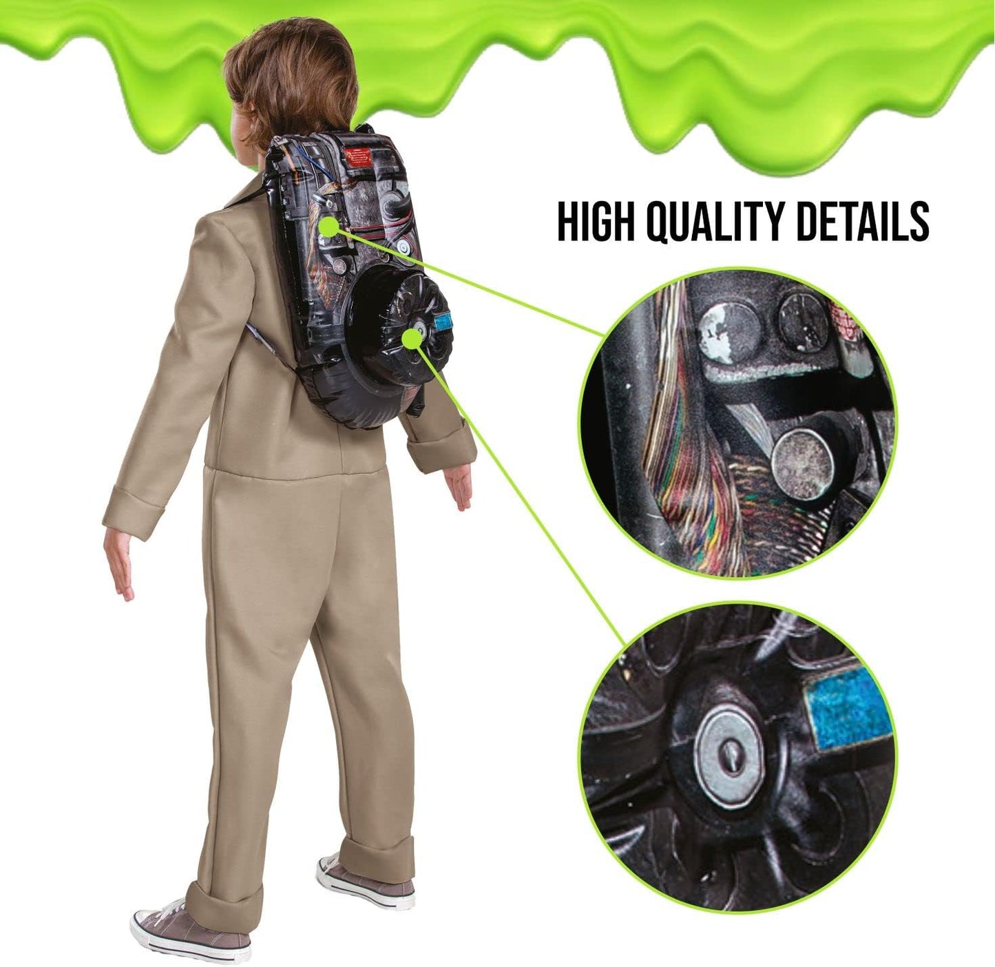 DISGUISEPacote de prótons Ghostbusters do filme da vida após a morte com varinha, brinquedos infláveis para crianças tamanho único
