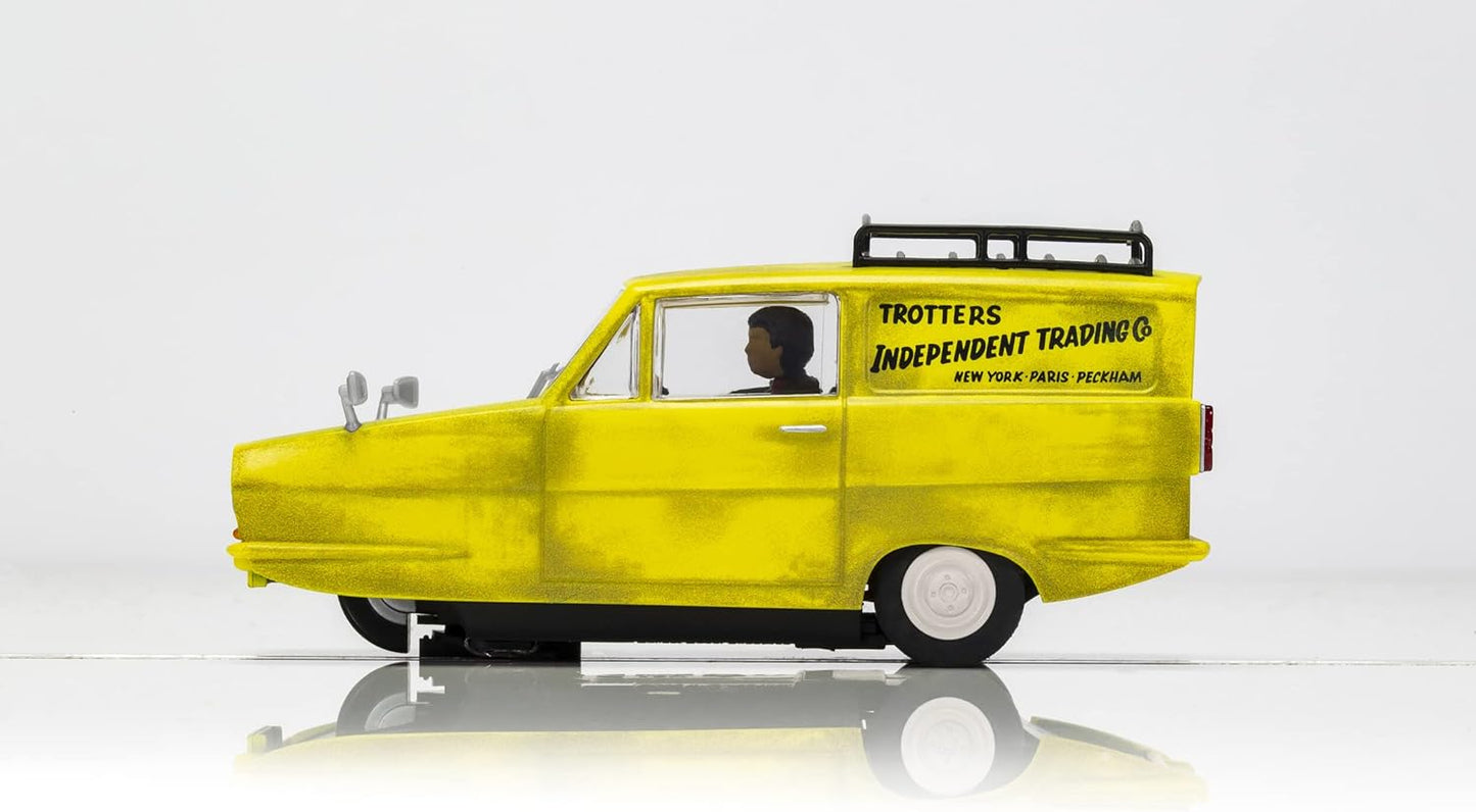 Scalextric C4223 Reliant Regal Supervan - Apenas tolos e cavalos, amarelo