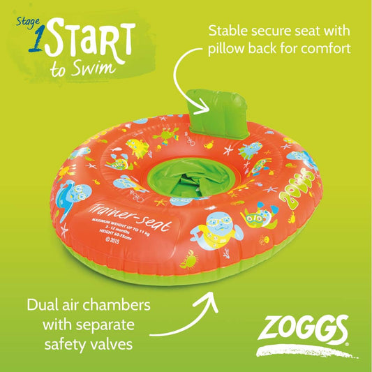 Zoggy Baby Zoggs Entrenador Hinchable, Asiento de Natación