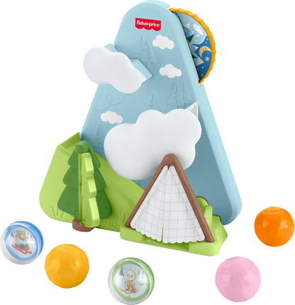 Fisher-Price Brinquedo para Bebê Floresta da Amizade com Bolas e Montanha, Brinquedo de Atividades para Bebês a partir de 9 Meses, JLB88