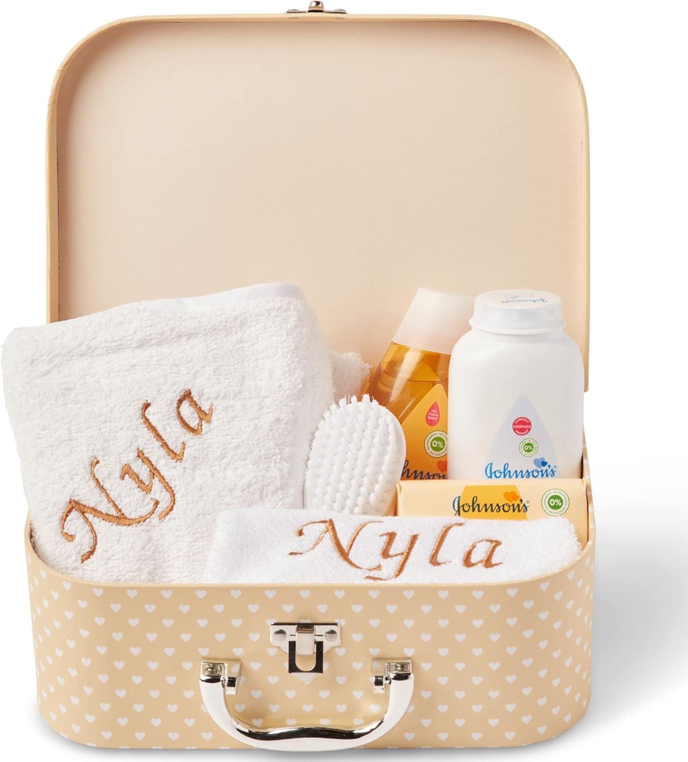 Conjunto de presentes personalizados para bebês: presentes personalizados para bebês, conjunto de banho para bebês, presentes personalizados para recém-nascidos, itens essenciais para recém-nascidos