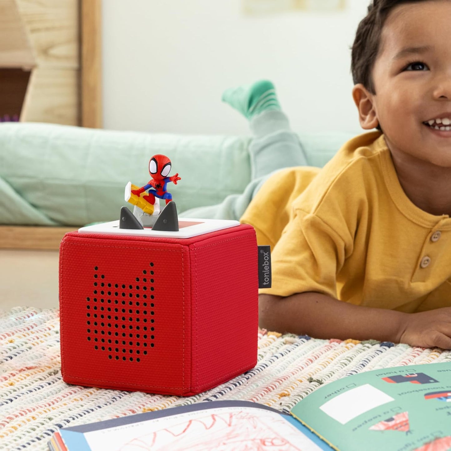 Tonies Marvel Spidey e seus incríveis amigos personagem de áudio em INGLÊS - brinquedos do Homem-Aranha, audiolivros para crianças