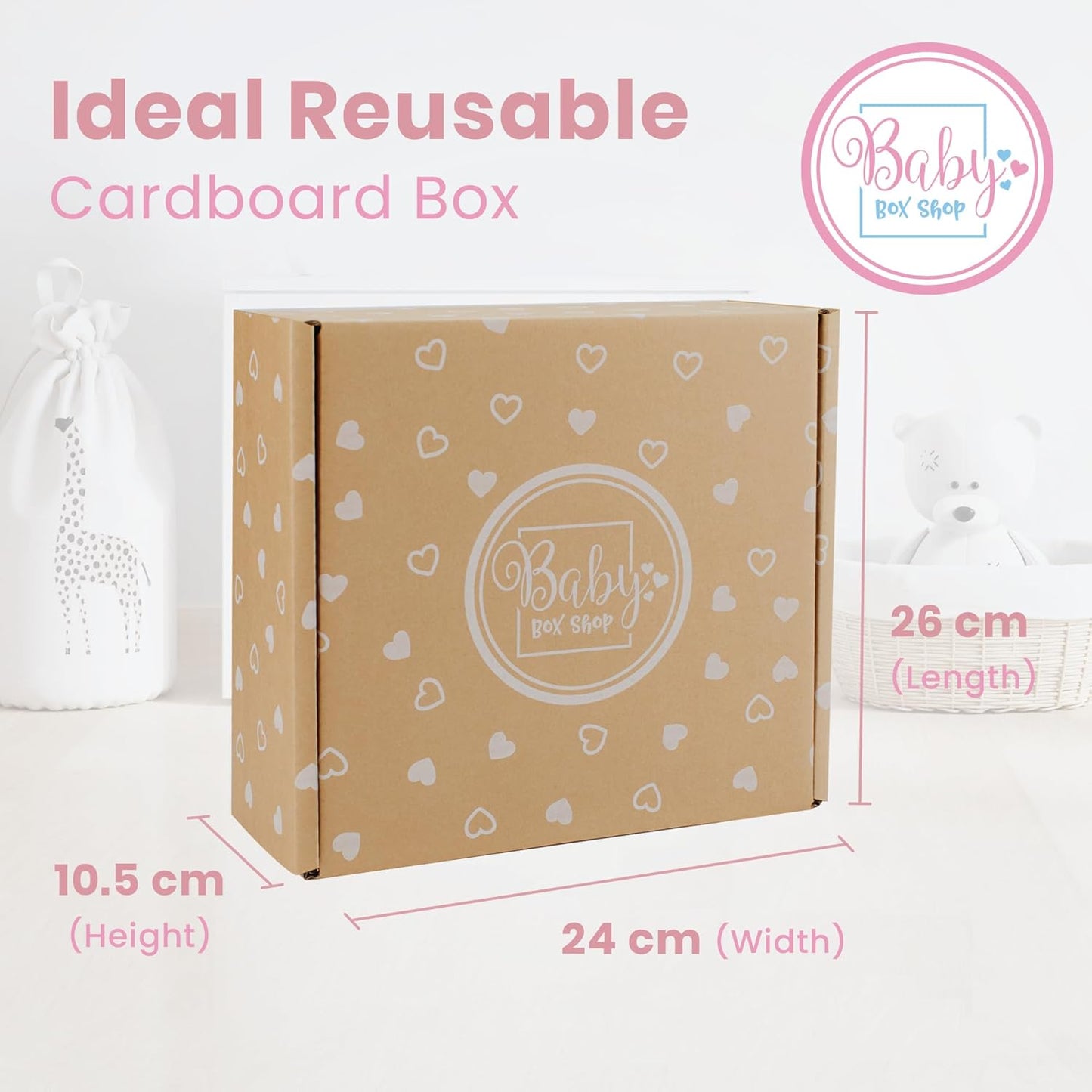 Baby Box Shop - Toalha com capuz personalizada para bebê e cobertor de urso personalizado para bebê, itens essenciais para recém-nascidos, Baby Box Shop - 6 itens essenciais para recém-nascidos unissex