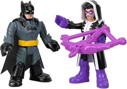 Fisher-Price Conjunto de Brinquedos Imaginext Batman e Caçadora DC Super Friends com Figuras de Ação