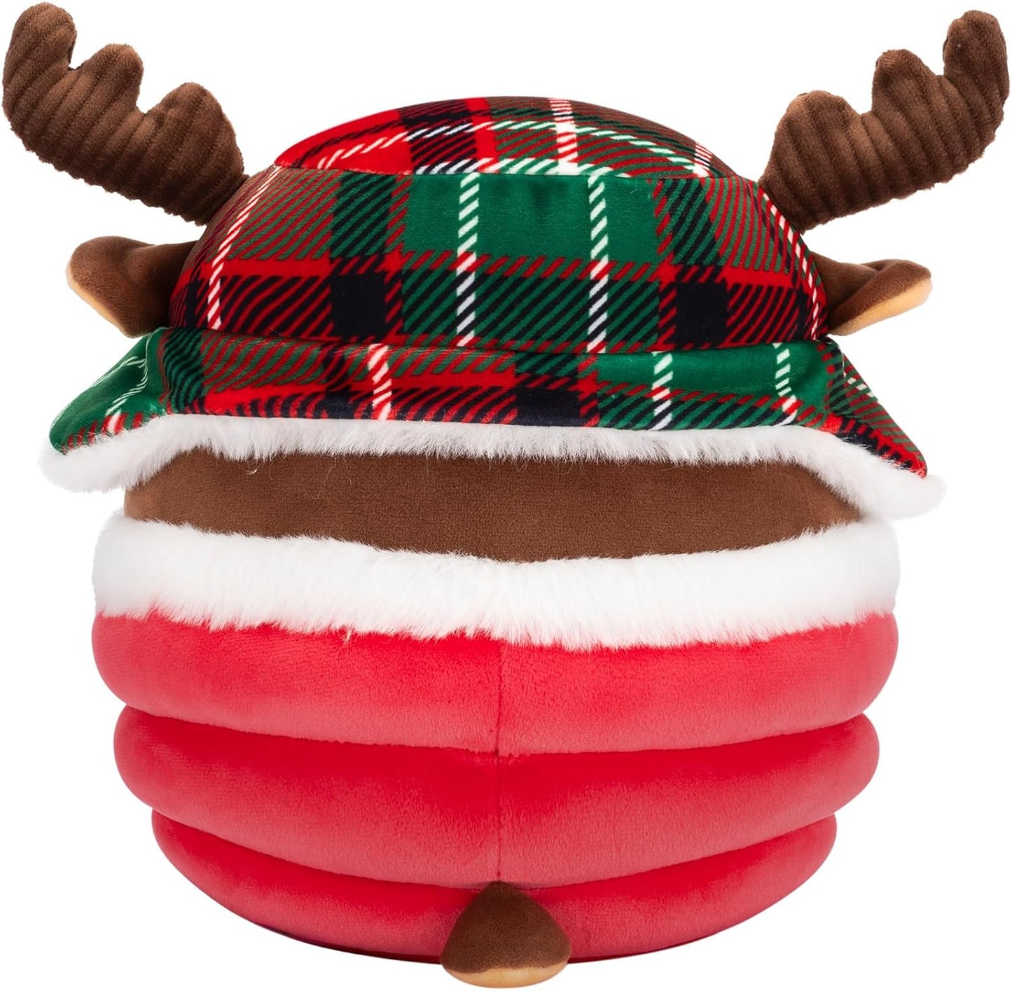 Squishmallows Original Maurice the Brown Moose de 7,5 polegadas com jaqueta Puffer