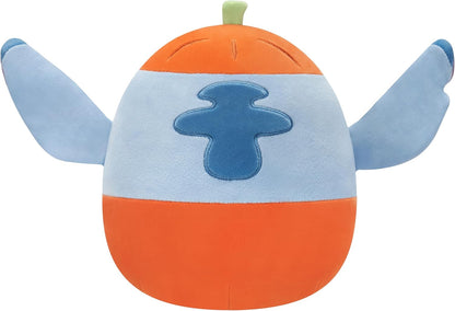 Squishmallows Original Disney Stitch de 20 cm em Abóbora – Pelúcia Oficial de Halloween da Jazwares (Pequena)