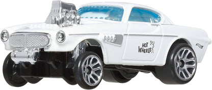Hot Wheels, escala 1:64, carrinhos e caminhões de brinquedo em metal fundido, conjunto de 6 veículos HW Legends com decoração em relevo (os modelos podem variar), JBY78