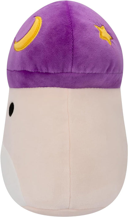 Squishmallows SQHW00578 Carina The Mushroom de 7,5 polegadas com estrelas e luas - Ultrasoft de tamanho médio oficial Jazwares de pelúcia, roxo