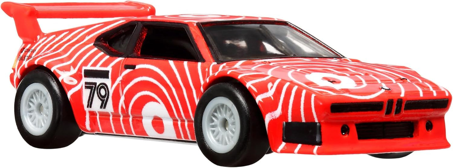 Hot Wheels Premium BMW M1 PROCAR, Veículos Car Culture Circuit Legends para Crianças a partir de 3 Anos e Fãs e Colecionadores Adultos, Coleção Premium de Veículos Car Culture em Escala 1:64, HKC79