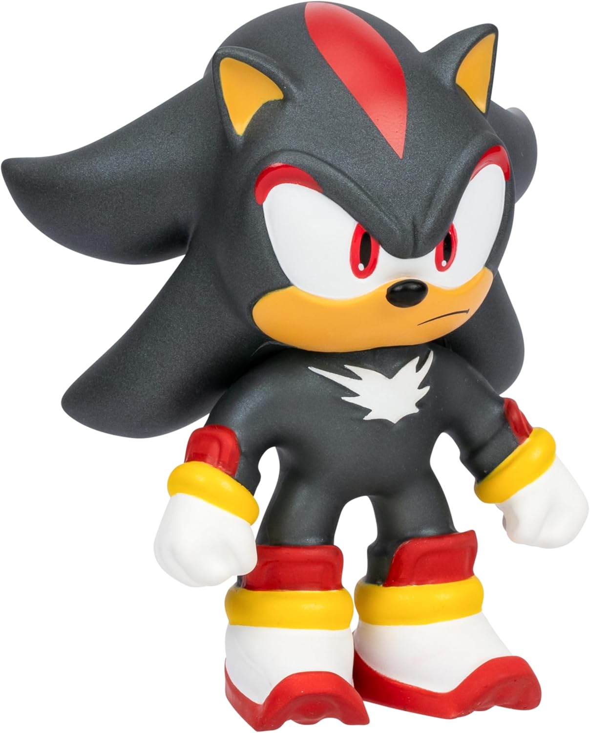 Heróis de Goo Jit Zu Sonic the Hedgehog - Shadow da Esmeralda do Caos Herói Elástico, Aperte o corpo de Shadow para revelar a Esmeralda do Caos dentro de sua gosma.