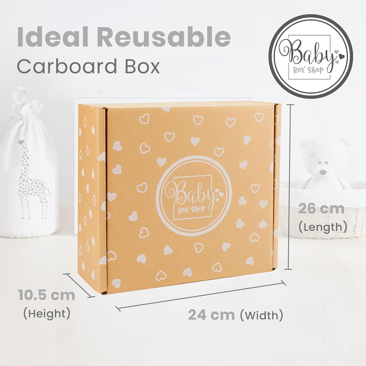 Baby Box Shop - Toalha com capuz personalizada para bebê e cobertor de urso personalizado para bebê, itens essenciais para recém-nascidos, Baby Box Shop - 6 itens essenciais para recém-nascidos unissex