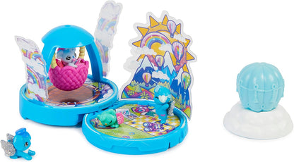 HATCHIMALS CollEGGtibles, Rainbow-cation Playdate Pack, Egg Playset Toy com 4 personagens e 2 acessórios (o estilo pode variar), brinquedos infantis para meninas