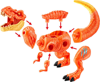 5 Surprise 2 Cápsulas Dino Mix & Match da ZURU, Unboxing Misterioso Colecionável para Crianças, Brinquedo em Miniatura Realista, Conjunto de Brinquedos e Acessórios