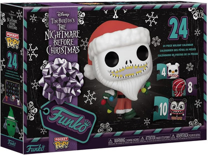 Calendário de Contagem Regressiva Funko Pocket Pop!: O Estranho Mundo de Jack - TNBC - Calendário do Advento - 13 Dias de Surpresas - Mini Figuras de Vinil Colecionáveis - Caixa Misteriosa - Ideia de Presente - Presente de Natal