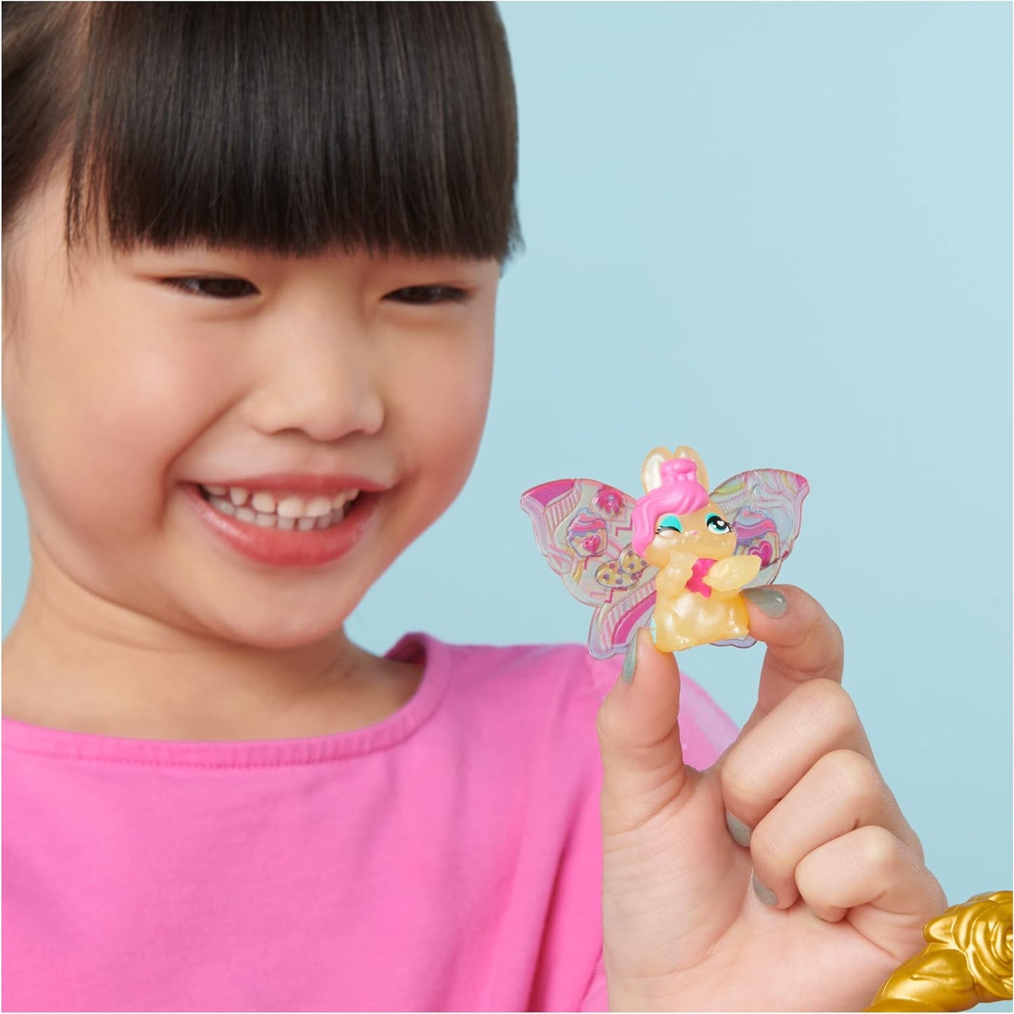 HATCHIMALS CollEGGtibles, Bunny Family Spring Basket (dourado/rosa) com 6 personagens, edição 2023, Spring Toy, brinquedos infantis para meninas a partir de 5 anos