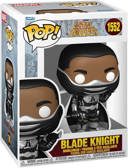 Funko POP! Marvel: Marvel Zombies S4 – Blade Knight - Figura colecionável de vinil - Ideia para presente - Produtos oficiais - Brinquedos para crianças e adultos - Fãs de quadrinhos - Figura modelo para colecionadores e exposição
