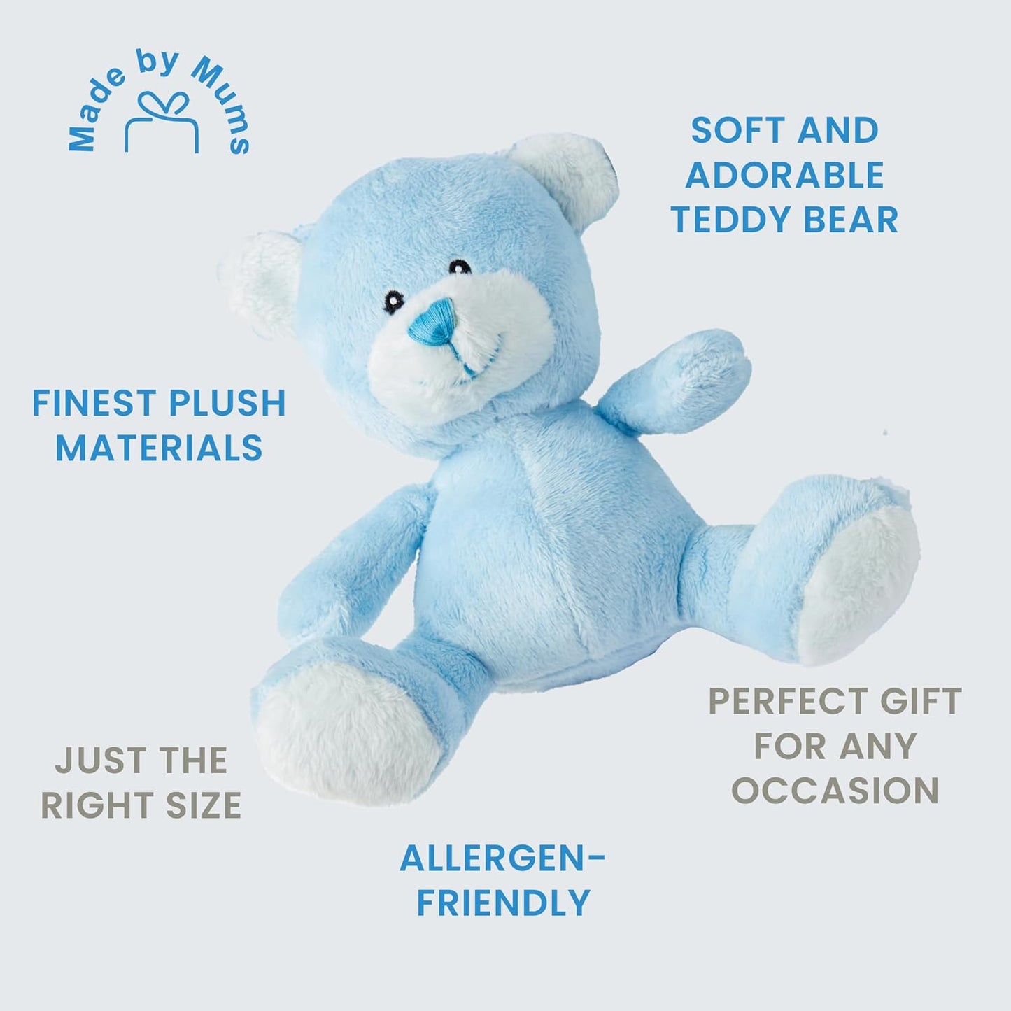 Conjunto de presentes para bebês meninos - 12 itens essenciais para recém-nascidos - Presentes ideais para chá de bebê para meninos, Baby Box Shop Conjunto de presentes personalizados para bebês meninos - 12 presentes