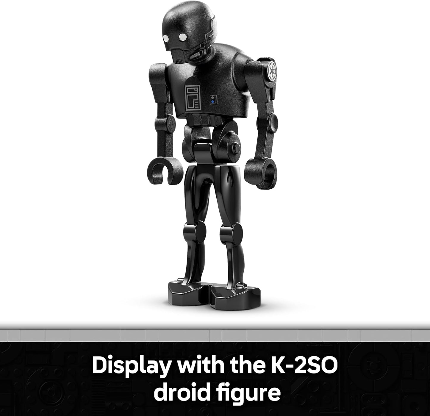 LEGO Star Wars 75434 K-2SO, o Droide de Segurança - Figura Articulada para Brincar e Exibir - Kit de Modelo Colecionável com Placa Informativa - Presente para Meninos, Meninas e Fãs Adultos de Andor