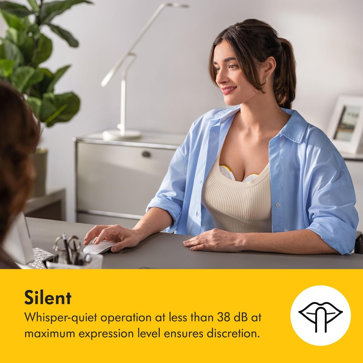 Bomba tira-leite dupla vestível Medela Magic InBra com tecnologia Fluidfeel, conectividade com aplicativo inteligente e controle avançado por sensores. Ultraleve, silenciosa e de nível hospitalar.