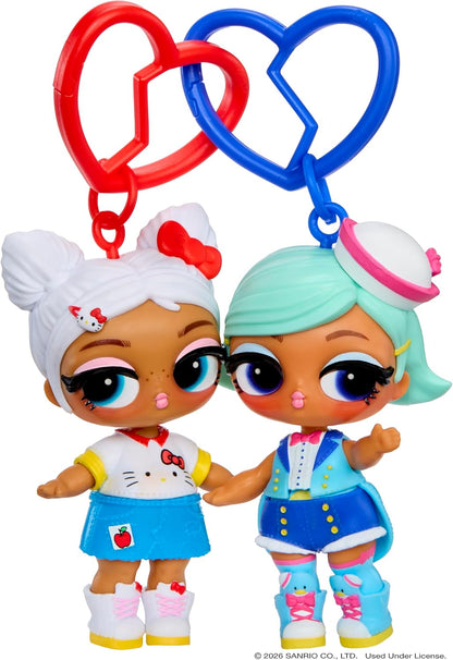L.O.L. Surprise Loves Hello Kitty – Pelúcia Grande Reversível com Boneca | Boneca-Chaveiro Inclusa, 7 Surpresas, Hello Kitty, Kuromi ou Tuxedosam, Para Maiores de 4 Anos