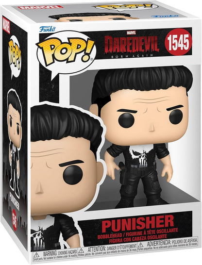 Funko Pop! Marvel: Demolidor Renascido - Justiceiro - Figura de vinil colecionável - Ideia para presente - Produtos oficiais - Brinquedos para crianças e adultos - Fãs de TV - Figura modelo para colecionadores e exposição