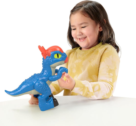 Fisher-Price Imaginext Jurassic World Dinossauro Brinquedo Stygimoloch XL Figura Articulada de 25 cm para Brincadeiras de Faz de Conta em Idade Pré-escolar a partir de 3 Anos, HRK71