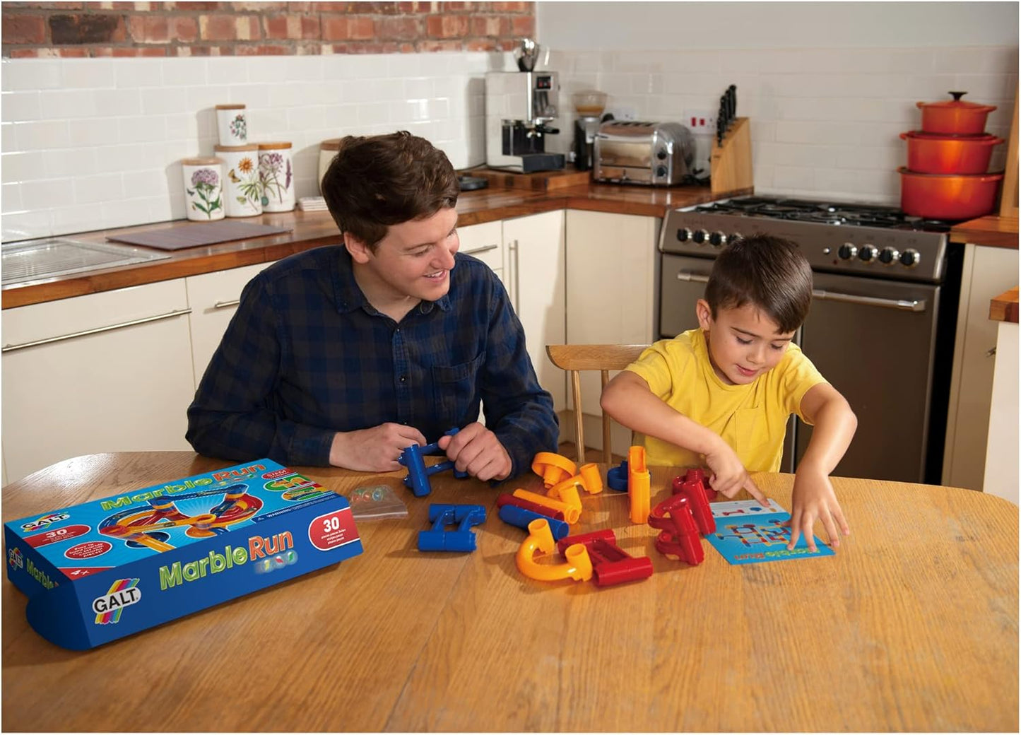 Galt Toys, Corrida de Mármore, Brinquedo de Construção, Idades 4 Anos Acima