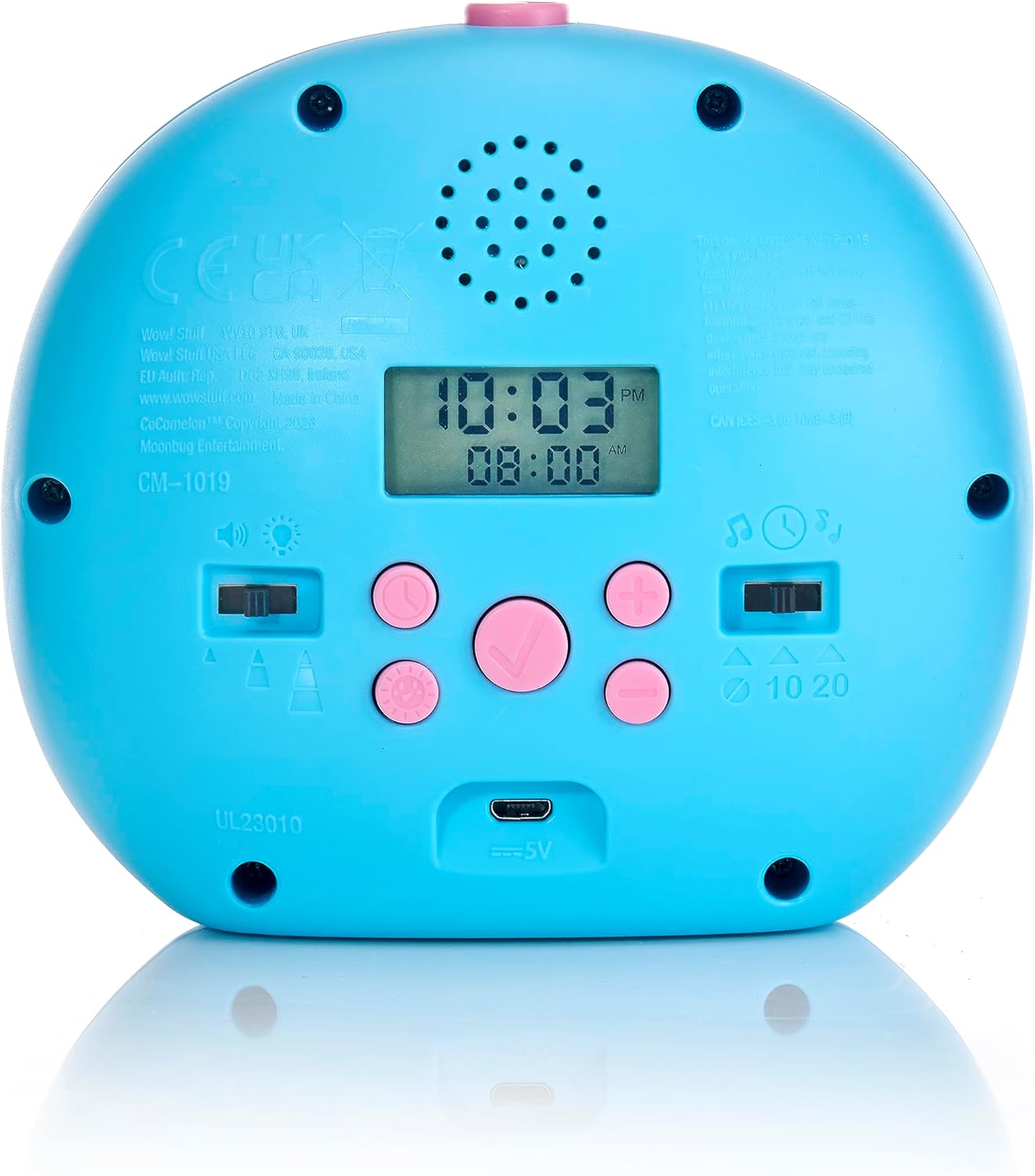 WOW! STUFF Peppa Pig Sleep Trainer | Auxiliar de sono pré-escolar | Luzes e sons | Para crianças de 3, 4 e 5 anos, multicolorido