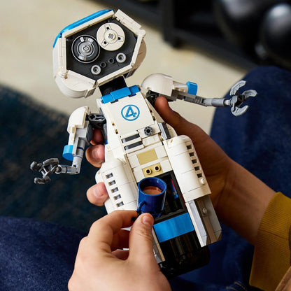 LEGO ǀ Marvel Figura H.E.R.B.I.E. do Quarteto Fantástico – Robô de Brinquedo Colecionável com Acessórios – Decoração para Quarto ou Mesa – Presente de Aniversário para Meninos a partir de 10 Anos e Fãs de Super-Heróis – 76339