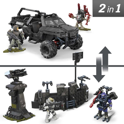 MEGA Halo UNSC Razorback Blitz Vehicle Halo Infinite Construction Set, brinquedos de construção para meninos, GYG59