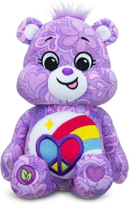 Basic Fun Ursinhos Carinhosos, Urso Coração Pacífico 22cm Pelúcia Feijão, Brinquedo de Pelúcia Bonito Colecionável, Brinquedos de Pelúcia para Crianças, Brinquedos Macios para Meninas e Meninos, Ursinhos Bonitos Adequados para Meninas Meninos