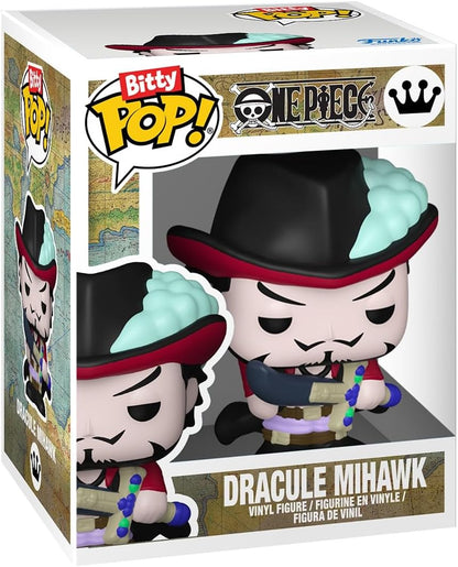 Funko Bitty Pop! One Piece - Pacote com 4 Luffy - Probabilidade de 1/6 para uma variante rara de Chase e uma minifigura surpresa misteriosa - 2,2 cm (0,9 pol.) - Prateleira de exposição empilhável incluída - Ideia para presente