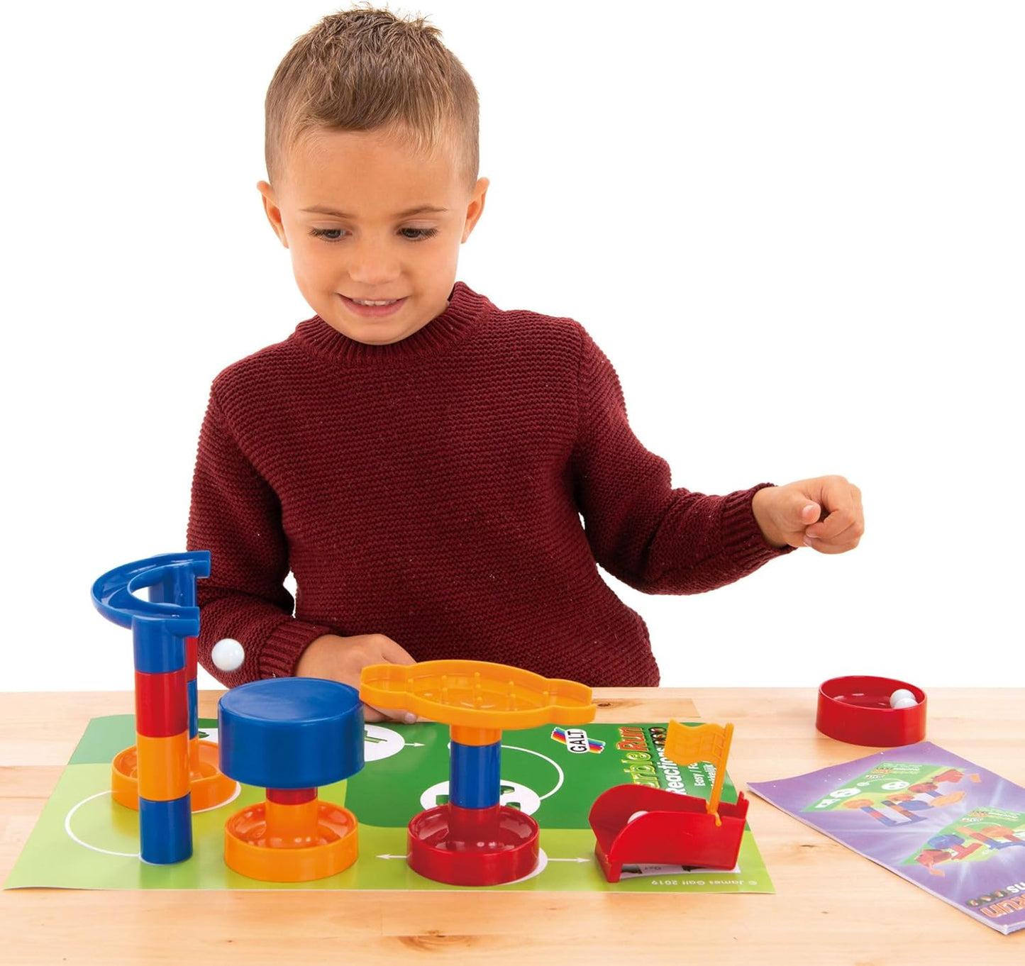 Galt Brinquedos, Reações de Corrida de Mármore, Brinquedo de Reação em Cadeia, Idades 4 Anos Acima