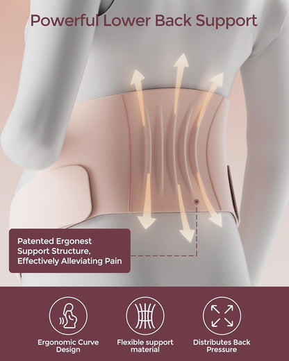 momcozy Faixa de suporte para barriga de gestante, faixa de suporte para barriga de maternidade CozySupport Ergonest, cinto de gravidez invisível para costas, abdômen e cintura.