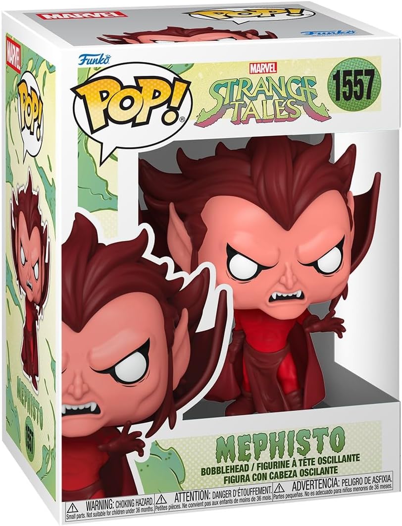 Funko Pop! Marvel: Strange Tales – Mephisto - Marvel Comics - Figura de vinil colecionável - Ideia para presente - Produtos oficiais - Brinquedos para crianças e adultos - Fãs de terror - Figura modelo para colecionadores