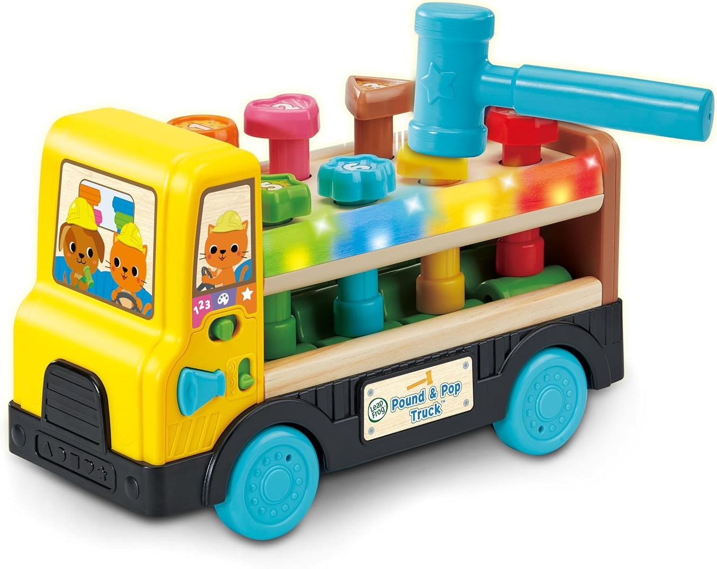 LeapFrog 619503 Pound & Pop Truck, Multicolor